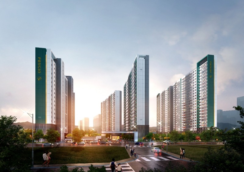 ‘완주 푸르지오 더 퍼스트’투시도. / 사진제공 = 더피알