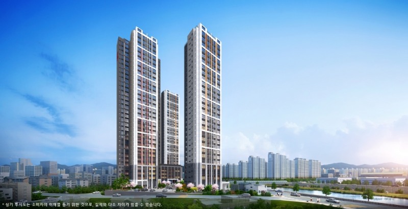 힐스테이트 광천 투시도