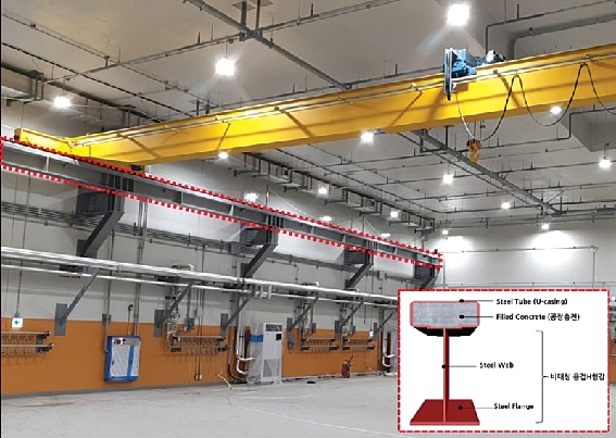 ▲ 건설신기술로 지정된 ‘TH BEAM’ 공법 예시. 사진 = 포스코건설