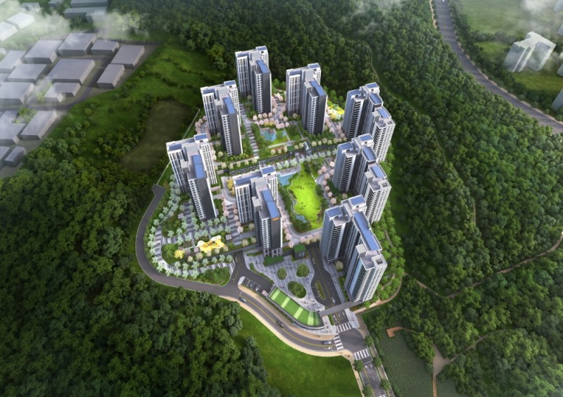 e편한세상 남양뉴타운 주경 조감도