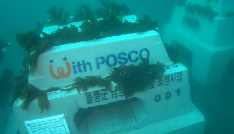 트리톤 수중 안착/사진=포스코