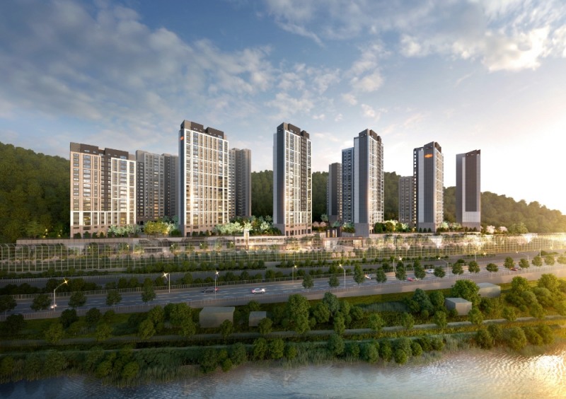 e편한세상 순천 어반타워 투시도