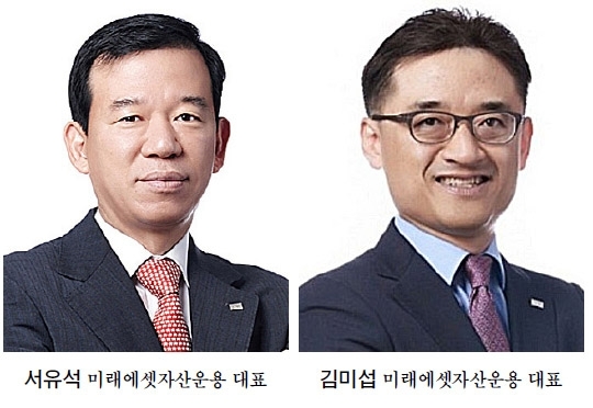 서유석·김미섭 미래에셋운용, ETF 시장 1위 삼성운용 맹추격