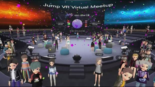 나만의 아바타로 최대 100명이 가상 공간에서 만날 수 있는 '버추얼 밋업' 공개/사진=SK텔레콤