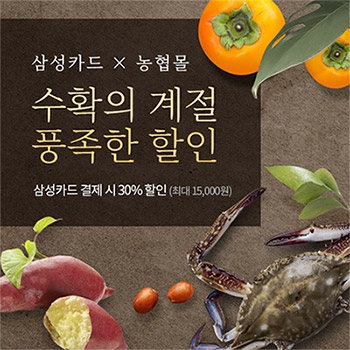 농협몰, 삼성카드 할인 기획전 실시