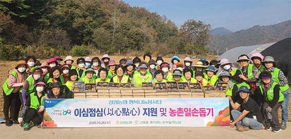 농협중앙회 강원지역본부ㆍ(사)고향주부모임 강원도지회, 농촌일손돕기 실시