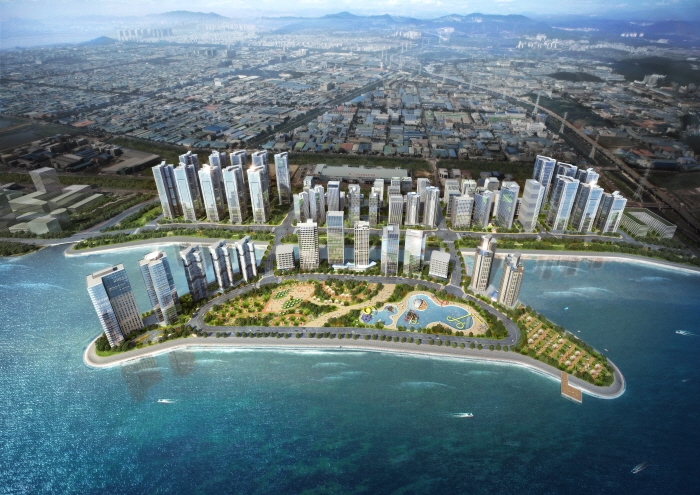 안산 반달섬 조감도. / 사진제공 = 더피알