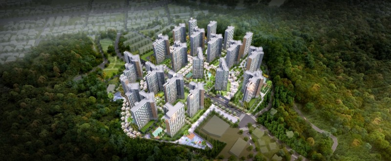 대림건설 대전옥계2구역 조감도