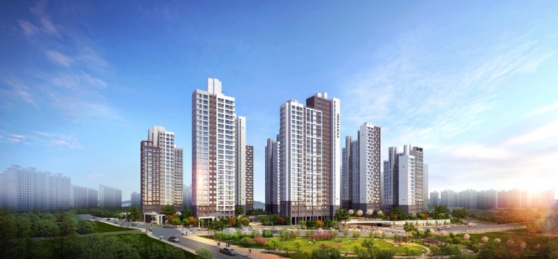 新아산 모아엘가 비스타 1차 투시도