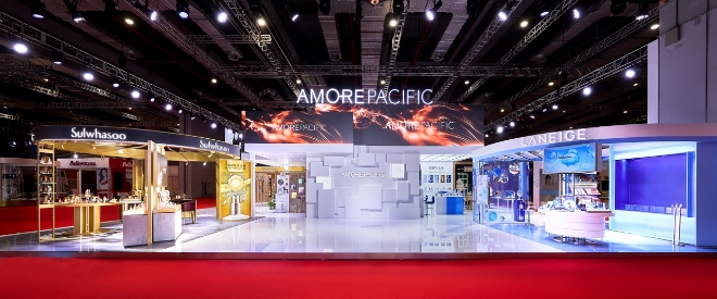 제3회 중국 국제수입박람회 아모레퍼시픽그룹 부스 전경. / 사진 = 아모레퍼시픽