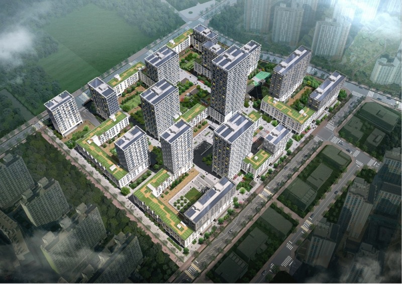 힐스테이트 리슈빌 강일 조감도. / 사진제공 = 현대건설