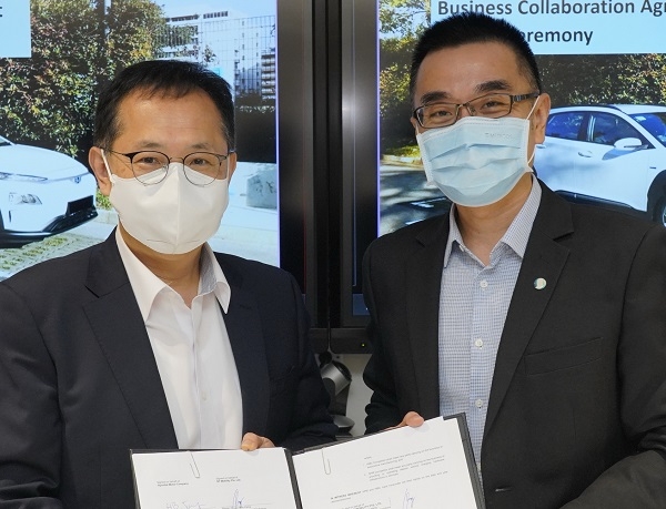 정홍범 현대차그룹 전무, 추아키헹 SP그룹 대표.