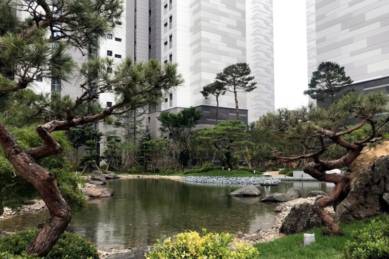 고덕그라시움 비원 전경 / 사진=대우건설