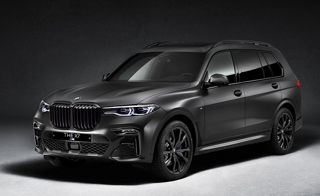 BMW 뉴 X7 M50i 다크 섀도우 에디션.