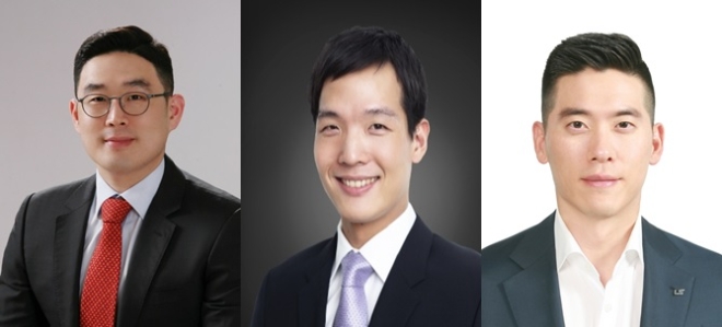 하반기 인사로 그룹 경영에 전면 등장한 오너 3세. 사진 왼쪽부터 구본규 LS엠트론 부사장, 김동원 한화생명 전무, 구동휘 E1 신임 COO(최고 운영 책임자).