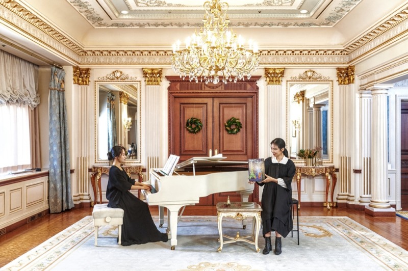 신라호텔의 메리 윈터 북콘서트 모습. / 사진제공 =호텔신라