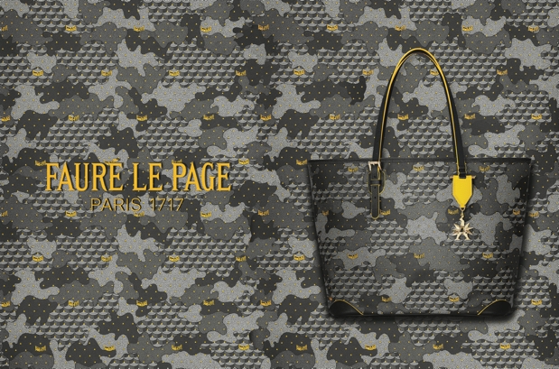 프랑스 명품 브랜드 포레르빠쥬의 카무플라주 패턴신규 컬렉션 ‘어반나이트(Urban Knight)’ 모습. /사진제공 =한화갤러리아