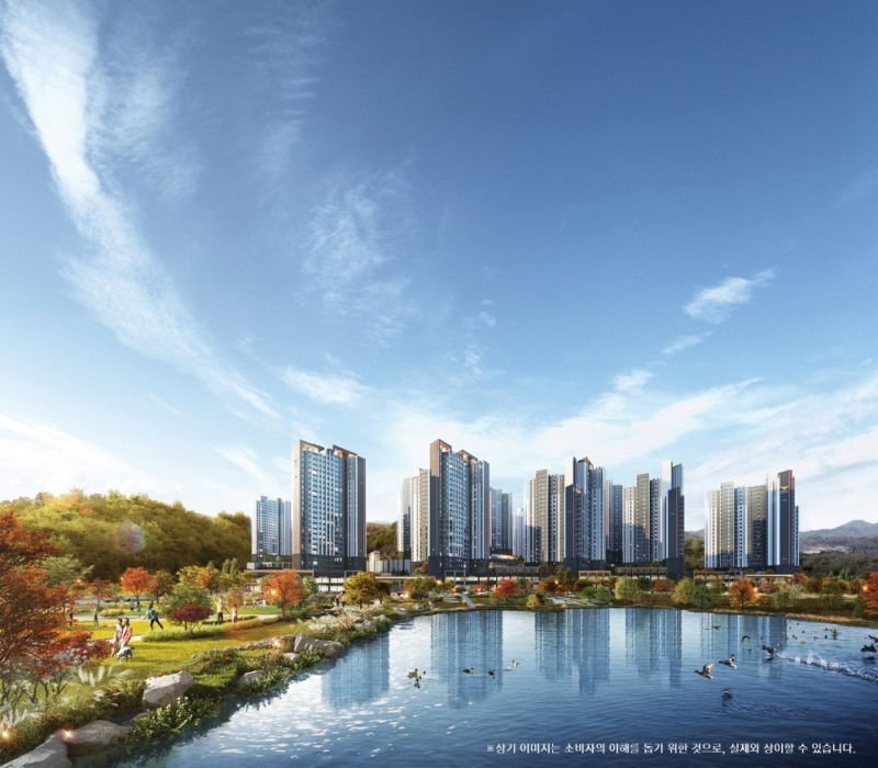 오산 롯데캐슬 스카이파크 주경투시도 / 사진=롯데건설