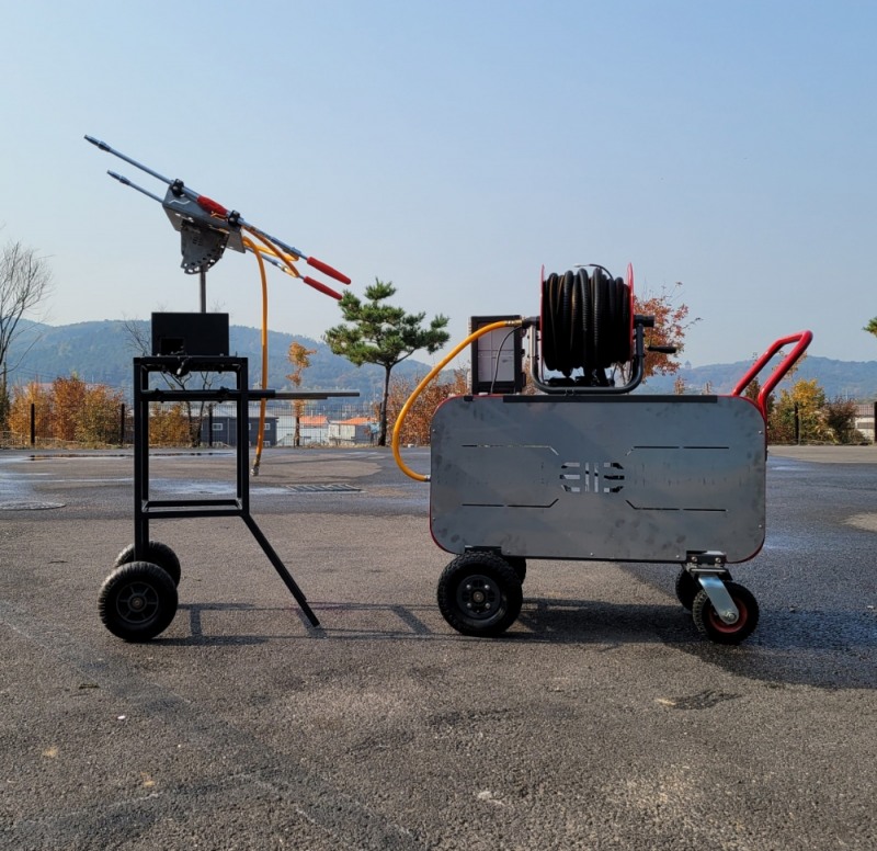 포스코건설 스마트 살수기 / 사진=포스코건설