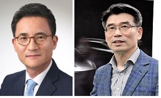 이광국 현대차 중국사업총괄 사장(왼쪽)과 송호성 기아차 사장.