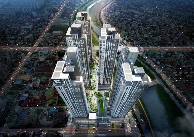 대전 하늘채 스카이앤 조감도. / 사진제공 = 코오롱글로벌