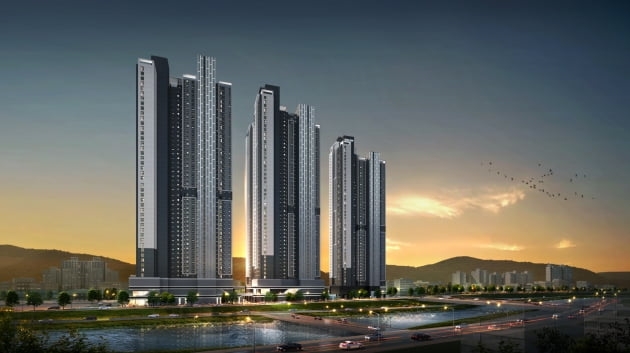 '대전 하늘채 스카이앤' 1순위 해당지역 청약 전평형 마감…평균 두 자릿수 경쟁률 기록