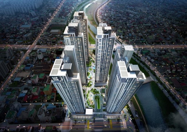 대전 하늘채 스카이앤 조감도. / 사진제공 = 코오롱글로벌