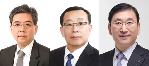 (왼쪽부터) 장재훈 현대자동차 사장, 조성환 현대모비스 사장, 윤영준 현대건설 사장, 정재욱 현대위아 사장. 사진=현대자동차그룹