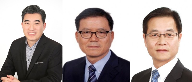 (왼쪽부터)신재원 사장, 이규오 부사장, 김세훈 부사장. 사진=현대자동차그룹