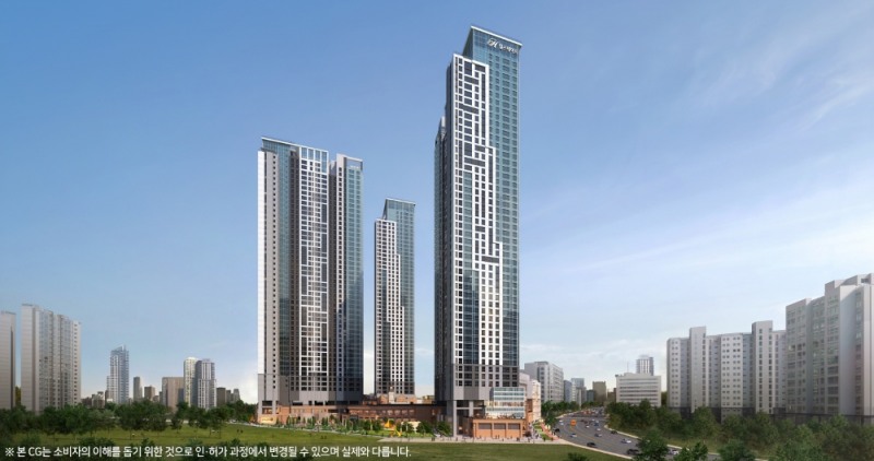 힐스테이트 고덕센트럴 주경 투시도