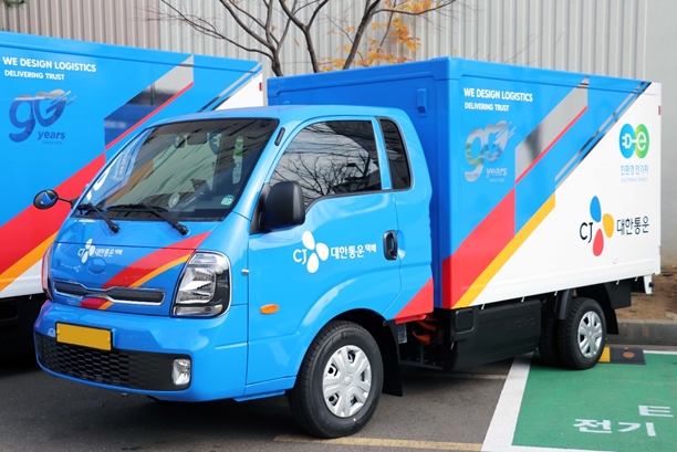 CJ대한통운 전기화물차. / 사진제공 = CJ대한통운