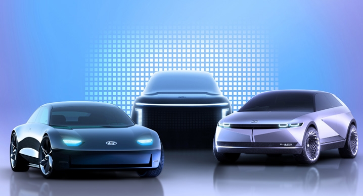 현대차 전기차 브랜드 아이오닉 라인업(사진=현대차)