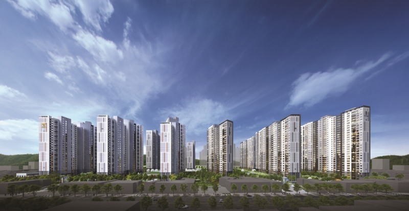 부평 캐슬&더샵 퍼스트 주경투시도