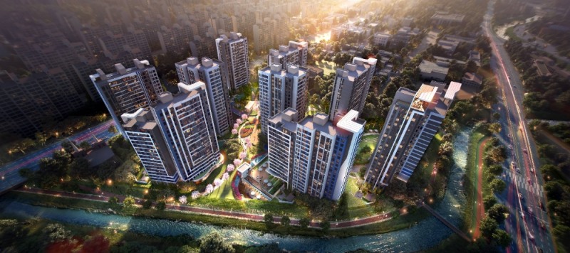 용인수지신정마을9단지 조감도 / 사진=현대건설