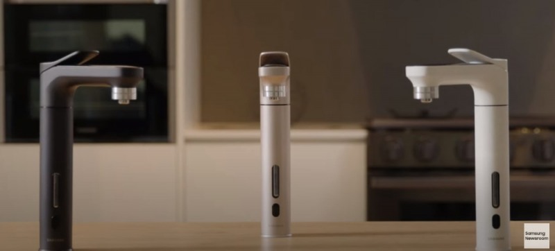 삼성전자가 CES 2021에서 비스포크 정수기를 공개했다. 사진=삼성전자 유튜브 캡처