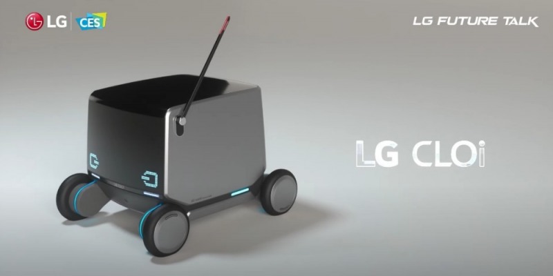 LG 클로이봇. 사진=LG전자 유튜브 캡처