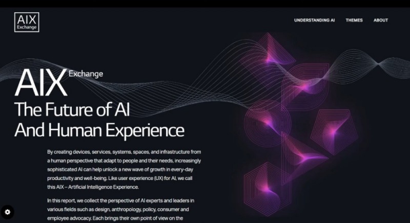 LG전자는 인공지능의 미래와 인공지능 발전 단계의 역할을 담은 'AIX Exchange'를 공개했다. 사진=LG전자 유튜브 캡처
