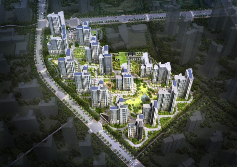 e편한세산 영종국제도시 센텀베뉴 조감도./ 사진제공 = DL이앤씨