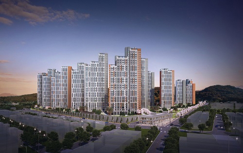 ▲ 한국토지신탁이 사업대행을 맡은 ‘e편한세상 대전 에코포레’ 조감도. 사진 = DL이앤씨