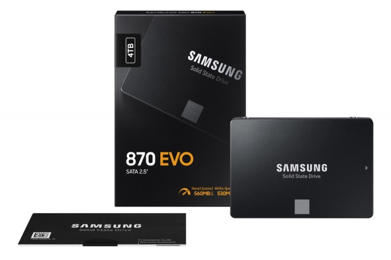 삼성전자가 소비자용 SSD '870 EVO'를 글로벌 시장에 출시했다. 사진=삼성전자