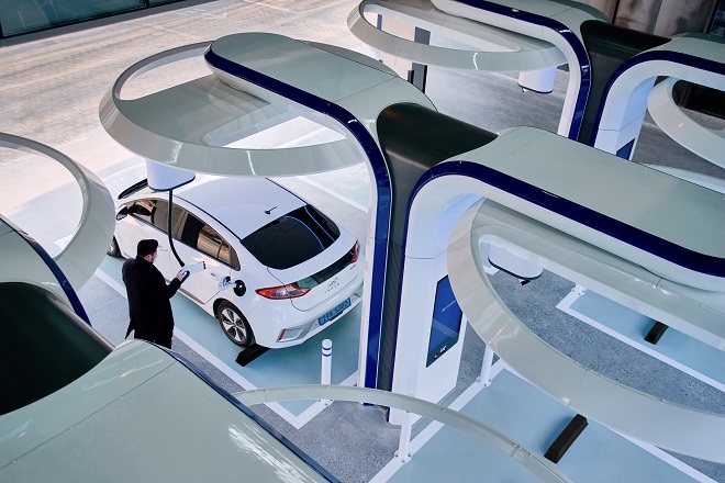 현대 EV 스테이션.