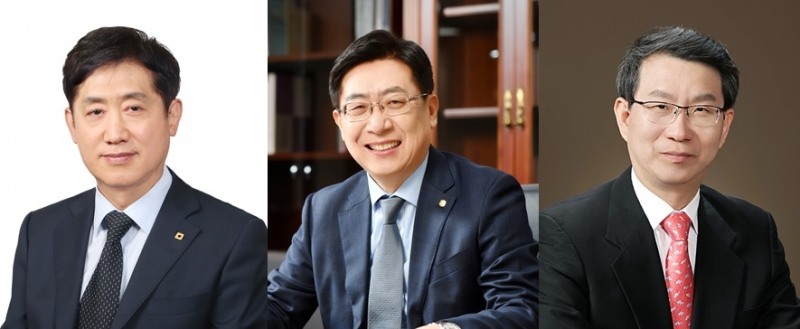 김주현 여신금융협회장, 박재식 저축은행중앙회장, 김근수 신용정보협회장./사진=각 협회