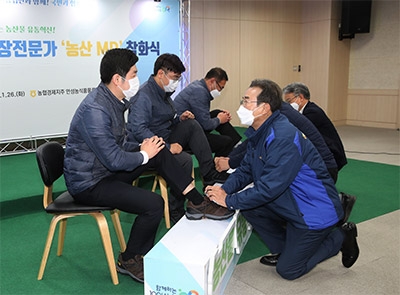 이성희 농협중앙회장, 안성농식품물류센터 현장경영