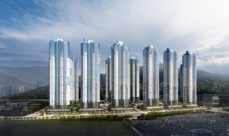 김해율하 더스카이시티 투시도