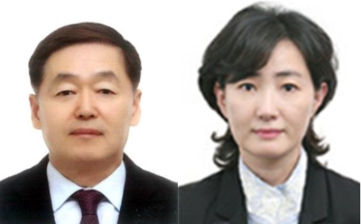 (왼쪽부터) 정용석 신임 NH투자증권 경영지원부문 부사장, 이재경 PremierBlue본부장(전무) / 사진제공= NH투자증권(2021.02.01)