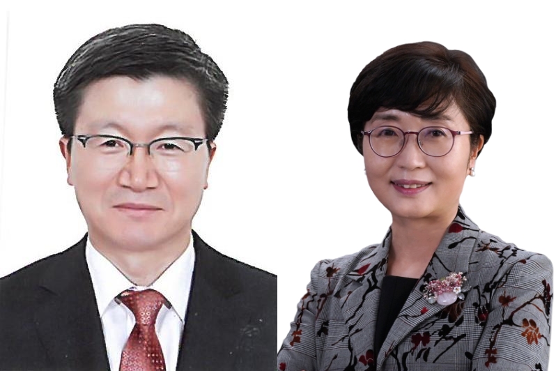 김기형 NH농협캐피탈 부사장(왼쪽)과 장미경 NH농협캐피탈 부사장. /사진=NH농협캐피탈