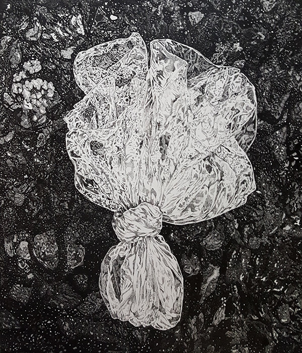 한현주, 현현, Indian ink on paper, 42×48cm, 2020