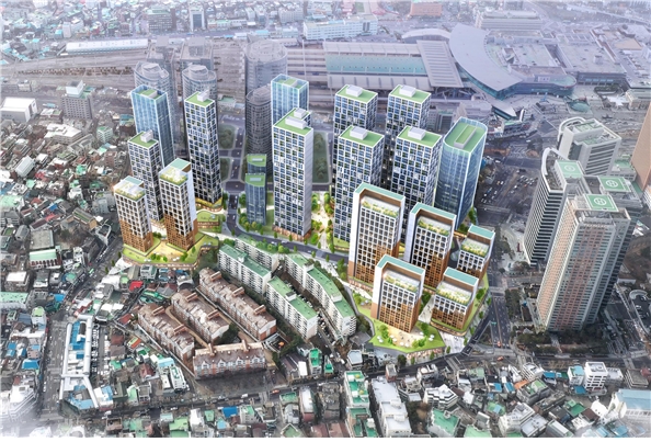 서울역 쪽방촌 미래 조감도 예시 / 자료=국토교통부