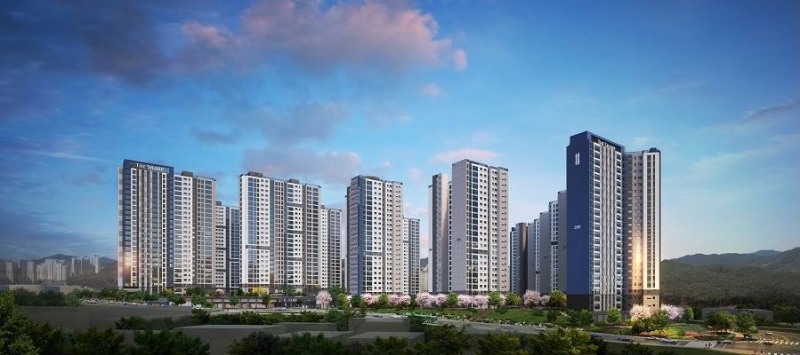 더샵 오포센트리체 투시도 / 사진=포스코건설