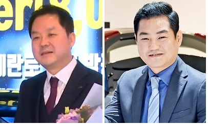 기아 박광주 영업이사(왼쪽)와 정송주 영업이사.